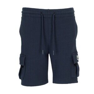 PRO CLUB Youth Fleece Cargo Short , Navy , Large